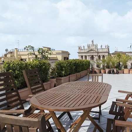 Rome East Panoramic View Flat With Terraces *